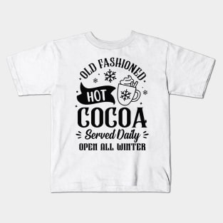 Funny Winter Season Gifts, Hot Cocoa Chocolate Kids T-Shirt